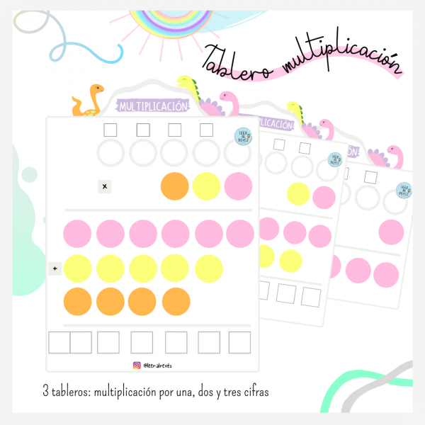 Tableros multiplicación