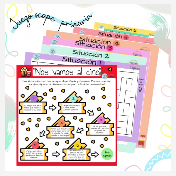 Juego Scape Primaria