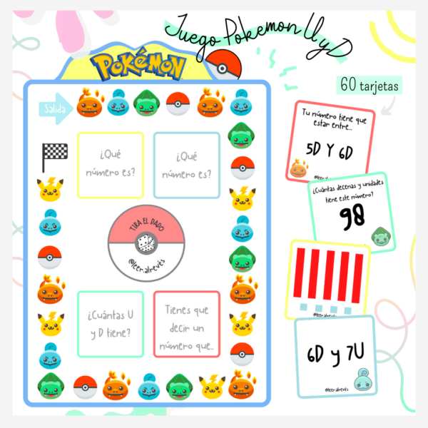 Juego PokeUnidades y Decenas