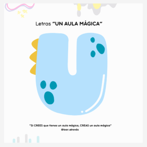 letras "un áula mágica"